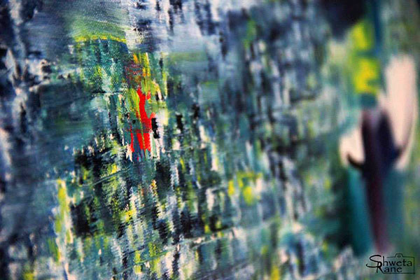                             Detail Reclamation, 2013, Oil on Canvas by Lynn Hilloowala
                        