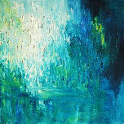                             Memory of Water, Oil on Canvas by Lynn Hilloowala
                        